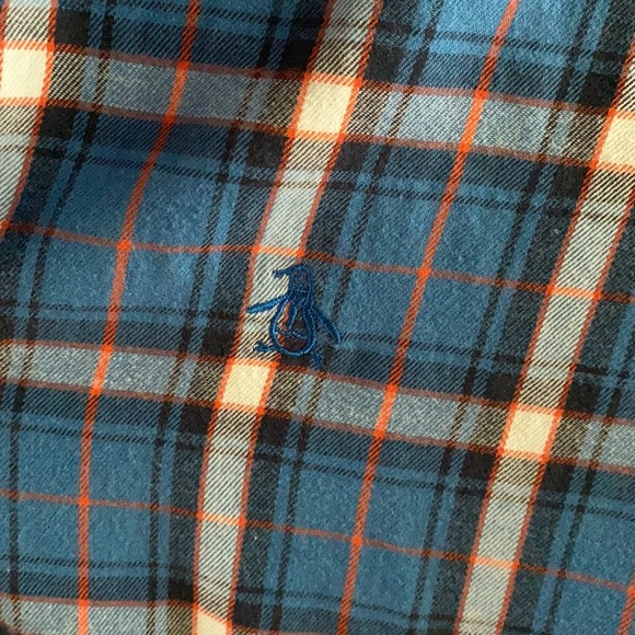 Men’s small Penguin plaid shirt - Picture 2 of 4